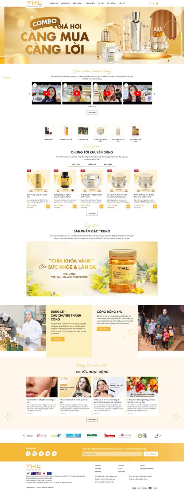 Theme wordpress bán mỹ phẩm 05